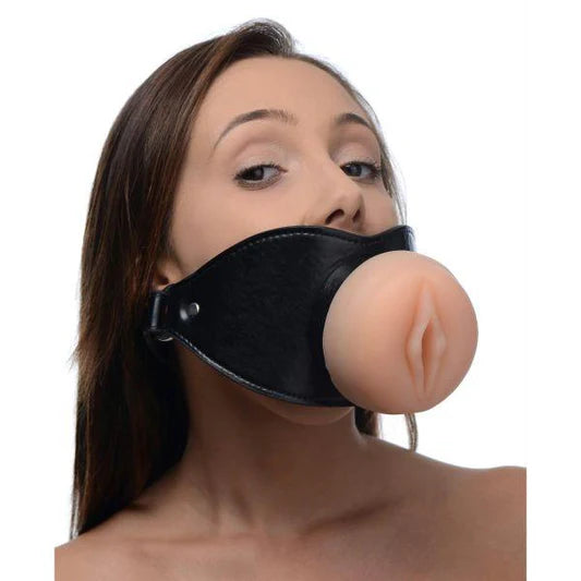 Puss On Face Oral Sex Mouth Gag